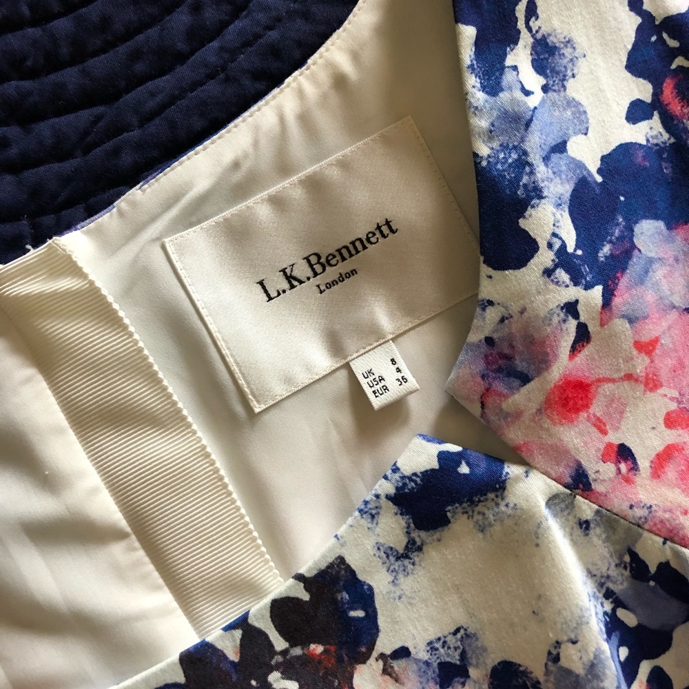 LK Bennett sweetpea floral dress - Picture 2 of 5